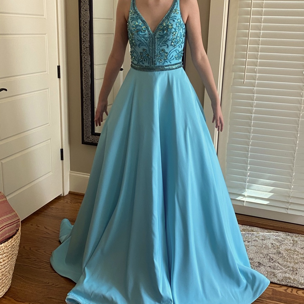 Sherri Hill beaded pageant gown